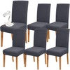 MCSWKEY Fundas para Sillas de Comedor, 6 Piezas Fundas para