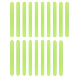 24 Pcs Glow in Dark Anti Slip Tape, Luminous Grip Strips, PEVA Non-Slip Shower Strip, for Indoor and Outdoor Use Steps PoolsBathtub Bathtub Safety Strips, Safety Egress Markers Exit Sign