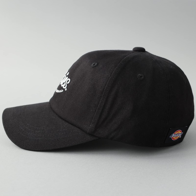 Dickies Patch Emblem Low Cap Logo Polo Cap Hat, Men's,