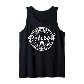 Officially Retired Nurse 2026 Funny Nursing Retirement Gift Tank Top