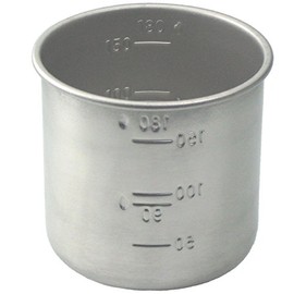 Idea Sekikawa 18-8 Stainless Steel Measuring Cup, 1 Cup of Rice, Silver