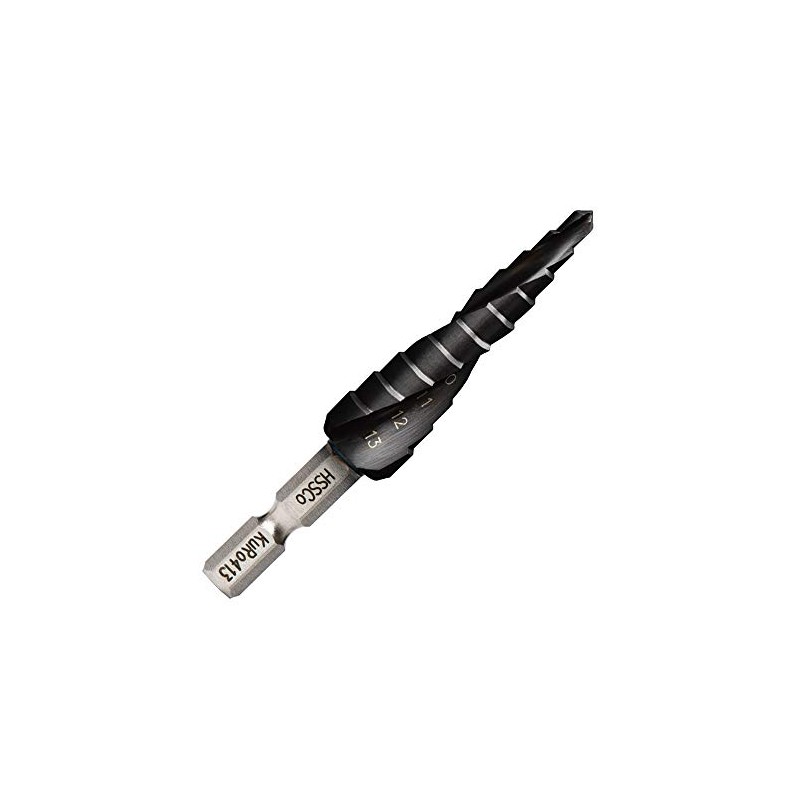 SEK Winning Bore KURO-413 Step Drill Hex Shaft 10 Steps