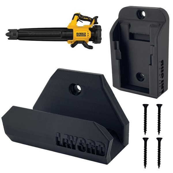 Wall Mount for Dewalt 20V Leaf Blower and 20v Battary
