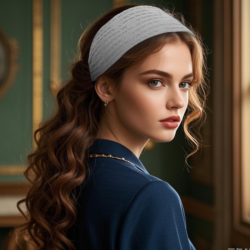 Padorul 2 Pack Wide Headbands for Women's Hair - Comfortable