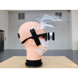 MT FACE SHIELD  AJUSTABLE HEAD BAND HIGH TRANSPARENCY  SET OF 5 / BOX