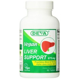 Vegetarian Supplements: Deva Nutrition Vegan Liver Support 675 mg, 90 tablets