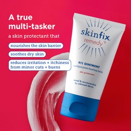 Skinfix Remedy+ 911 Ointment Multipurpose Healing Balm: Protect Chapped, Cracked & Irritated Skin, 1.8 oz