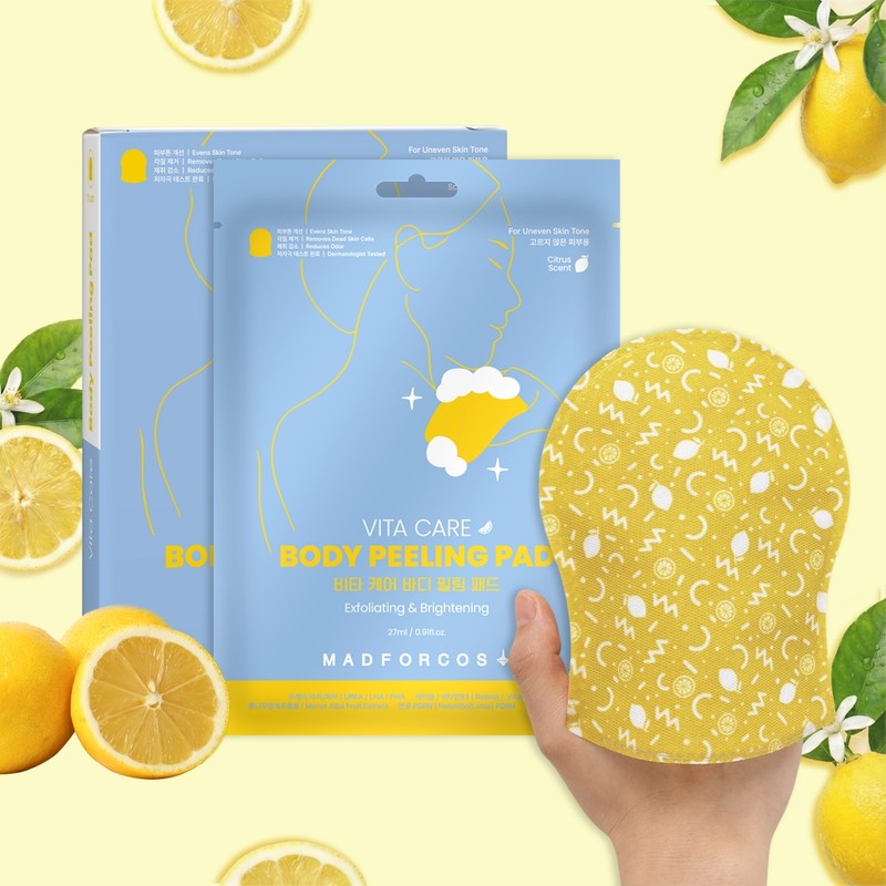 Mad Forcos Body Peeling Pad Exfoliation Scrub Deep Moisture, 27ml,