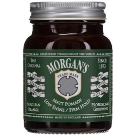 Morgan S Matte Pomade Low Shine/Firm Hold 100 g, Black, 100 g (Pack of 1)