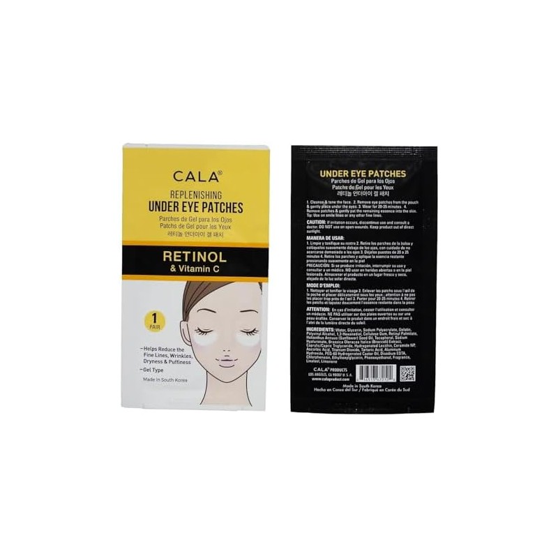 Cala Parches debajo de los ojos: retinol y vitamina C