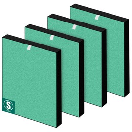 APPLIANCEMATES 4-Pack C545 Replacement Filter S for Winix c545 Air Purifier, Replace 1712-0096-00 2522-0058-00(Green)