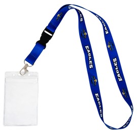 Desert Cactus Morehead State University Lanyard MSU Eagles Car Keys College ID Badge Holder Keychain (w/Pouch Blue)