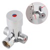 G1/2 Hot Cold Water Mixing Valve, 3 Ways Brass Thermostatic