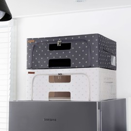 Home&amp;House Maven Premium Living Box 40L 1P, Knit Vanilla / 홈앤하우스 메이븐 프리미엄 리빙박스 40L 1P, 닛트바닐라