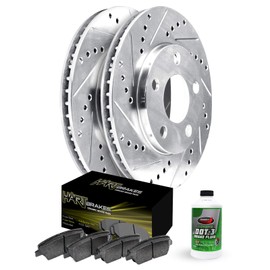 Hart Brakes Rear Brakes and Rotors Kit |Rear Brake Pads| Brake Rotors and Pads| Ceramic Brake Pads and Rotors |fits 2020-2021 Jeep Gladiator