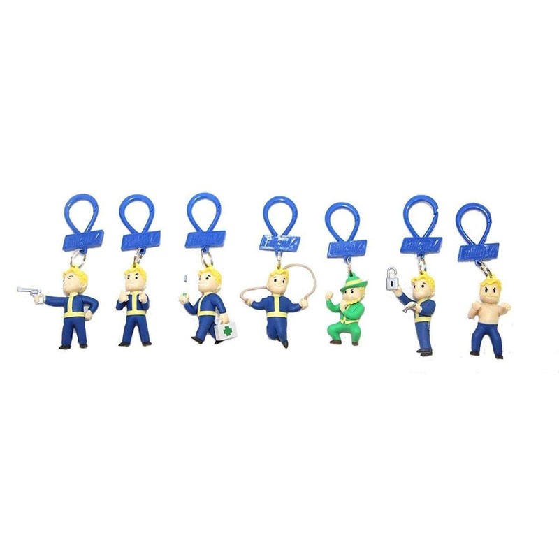Fallout 4 Blind Bag Vault Boy Backpack Hangers Set -