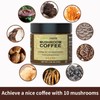 Mushroom Coffee - 36 Servings, Instant Coffee Mix Includes 10