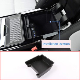 CHEYA ABS Plastic Armrest Storage Box Center Console Glove Tray for Land Rover Range Rover Evoque 2019 2020