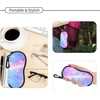 SSHUIKKAI Brillenetui Weich, Sonnenbrillen Etui, Brillenetui Sonnenbrille, Brillenetui Mit Karabiner,