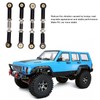 4Pcs RC Car Camber Links Black Aluminium Alloy Reduce Vibration