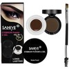 SANIYE Sombra y Gel Pomada Para Cejas Cepillo Incluido Long