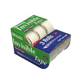 BAZIC 3/4" X 500" Invisible Tape (3/Pack)(Case of 24)