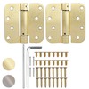 Houseables Self Closing Door Hinges, Mortise Spring Hinge, 5/8" Radius