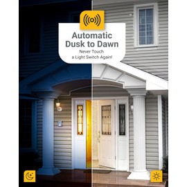 Sunco Dusk to Dawn Light Bulbs Outdoor Light Sensing B11 LED Candelabra Bulb, Photocell Sensor 5W=40W, 2700K Soft White, 450 LM, E12 Base, Frosted, Decorative Light for Sconces - UL 6 Pack