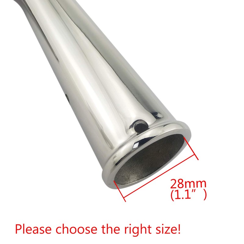 keehui 316SS Marine Grade Raft Boat Hook Head End Replacement(I.D.