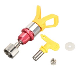 Spray Tip Guard Nozzle Base Swivel Aluminium Alloy Spray Guide Accessory Tool for Paint Sprayer Home Car Decks Roofs