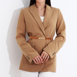 RBDDBR 3 Pack Belts for Women Adjustable Waist Belt with Buckle Women's Belts for Dresses Retro Vintage Belt Ladies Waist Belt Skinny Belt for Jeans Buckle Thin Waist Belt Waist Strap Waistband