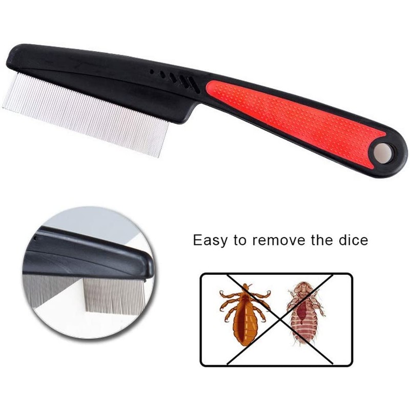Cat Dog's Flea Comb, Flea Comb to Remove Long Hair,