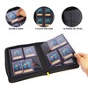 Toploader Binder,4-Pocket Top Loader Trading Card Binder Album Compatible for