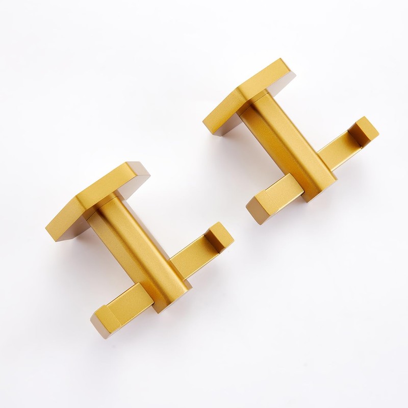 Miyili Bath Towel Hook Gold Stainless Steel Coat/Robe Clothes Hook