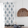 Trade Star Cotton Curtain Hand Block Print Semi Sheer Window