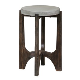 Liberty Furniture Industries Cascade Chair Side Table, W16 x D16 x H24, Dark Brown