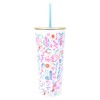 Lilly Pulitzer Double Wall Tumbler with Lid and Reusable Straw,