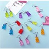 Tiande Creative Food Fruit Acrylic Big Drop Dangle Stud Earrings