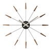 Elcomune NXT-J016 Radiant Clock corn Brown Wall Clock