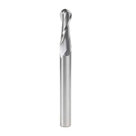 Amana Tool - 46459 Solid Carbide Up-Cut Spiral Ball Nose 1/4 Radius x 1/2 Dia x 1-1/2 x 1/
