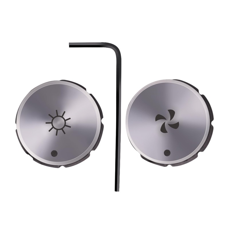 XTPTFABS SV08355 Blower and Light Knob(1* Blower knob, 1* Light