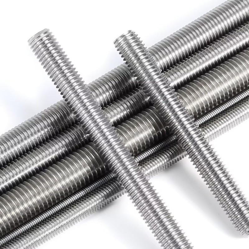 SYDARSYN Threaded Rods 304 Stainless Steel Full Thread Threaded Rod