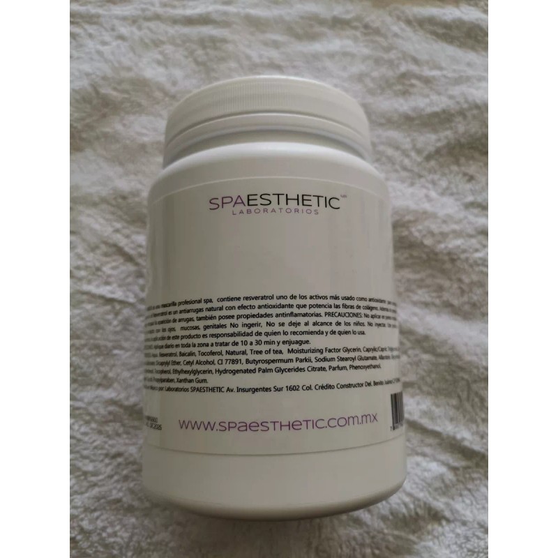 Spaesthetic Mascarilla Resveratrol De 1 Kg Spaesthetic