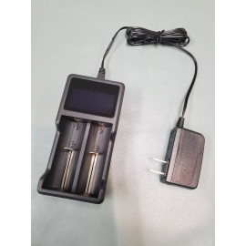 entellus ~NEW~ entellus 2-Slot Li Ion Battery Charger 18650 21700