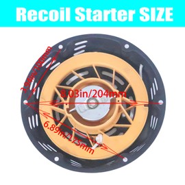DVBB Recoil Starter Compatible with Champion 389cc 439cc 420cc 459cc 6500W-9500W Powered Generator Parts,Compatible with Honda GX390 GX340 Predator with Pull Cord Rope Model # 100155