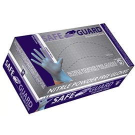 Salvaguardar Los Guantes De Nitrilo Desechables, Sin Polvo,