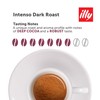 illy Intenso Ground Moka Coffee, Dark Roast, Intense, Robust and