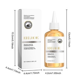 7% Glycolic Acid Exfoliating Toner, 2 Counts/set Moisturizing Facial Toner, Hydrating Facial Skin Care Product for Women & Men