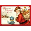 Ontrada Tin Sign 20 x 30 cm Domed Santa Claus