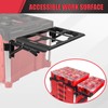 Folding Packout Mount Compatible with Milwaukee Packout Toolbox,Side Storage for